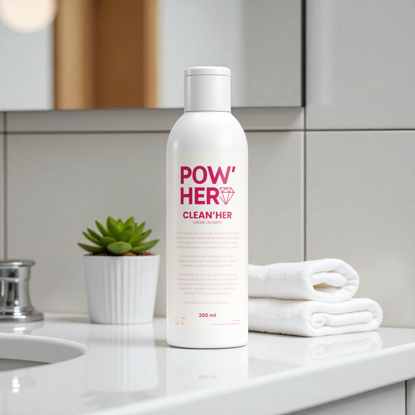 Crème lavante visage naturelle pour nettoyer, purifier et protéger les peaux sensibles. Élimine les impuretés sans dessécher. Hypoallergénique, pH neutre, ultra-douce.