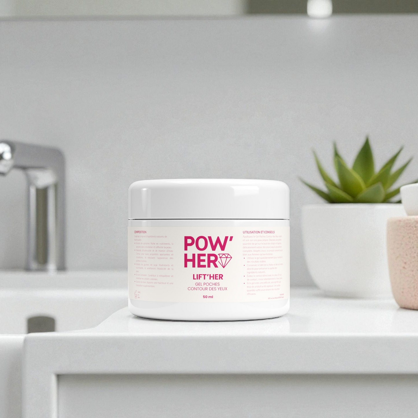 Soin contour des yeux naturel qui lisse, décongestionne et illumine le regard. Action anti-cernes, anti-poches et anti-rides. Texture gel fraîche, effet lift immédiat.